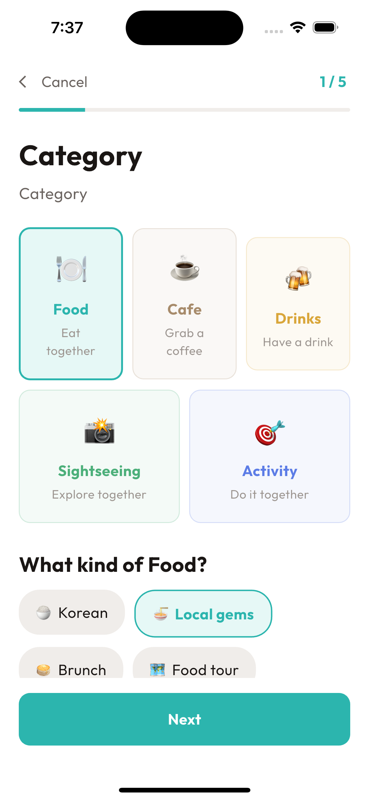 roami create meetup
