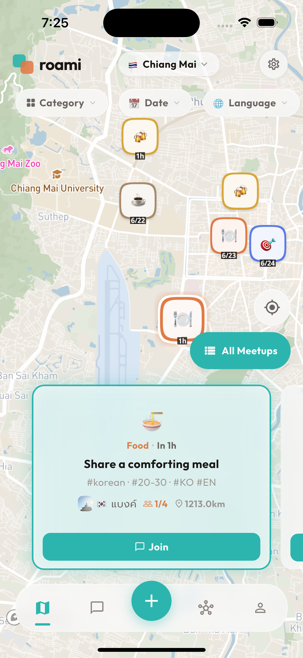 roami map view